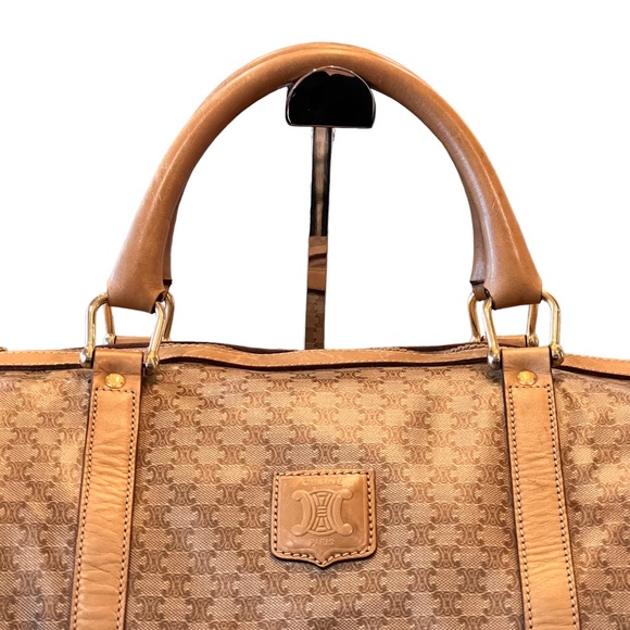 Celine Vintage Coated Canvas Boston Travel Bag - Picture 3 of 15